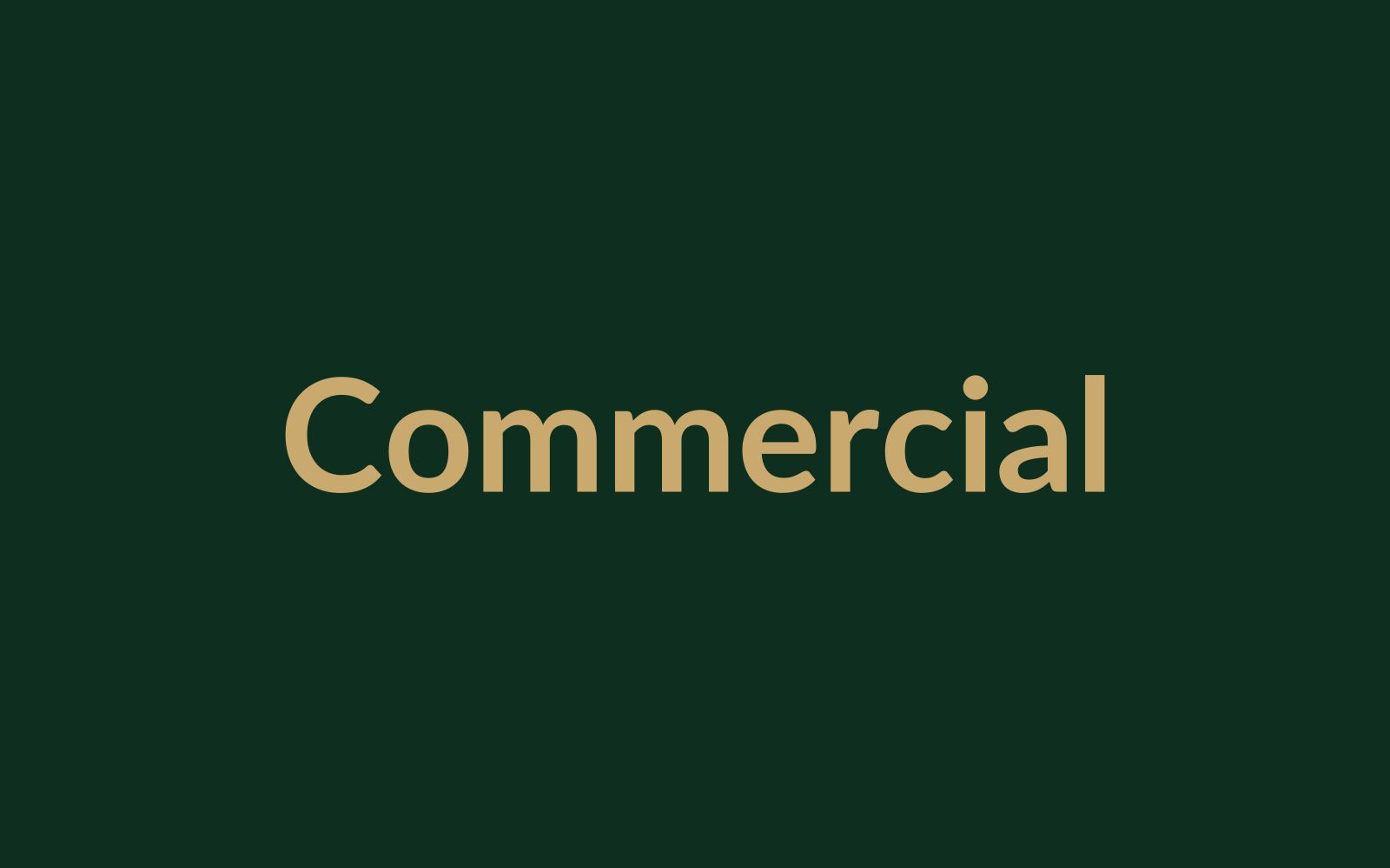 Commercial & Sub-contract