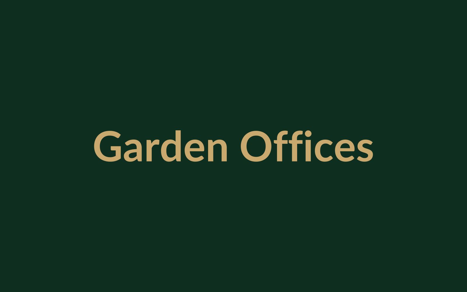 Garden Offices