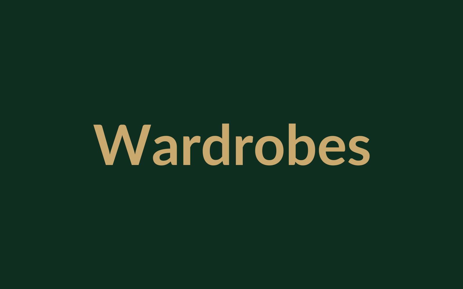 Wardrobes